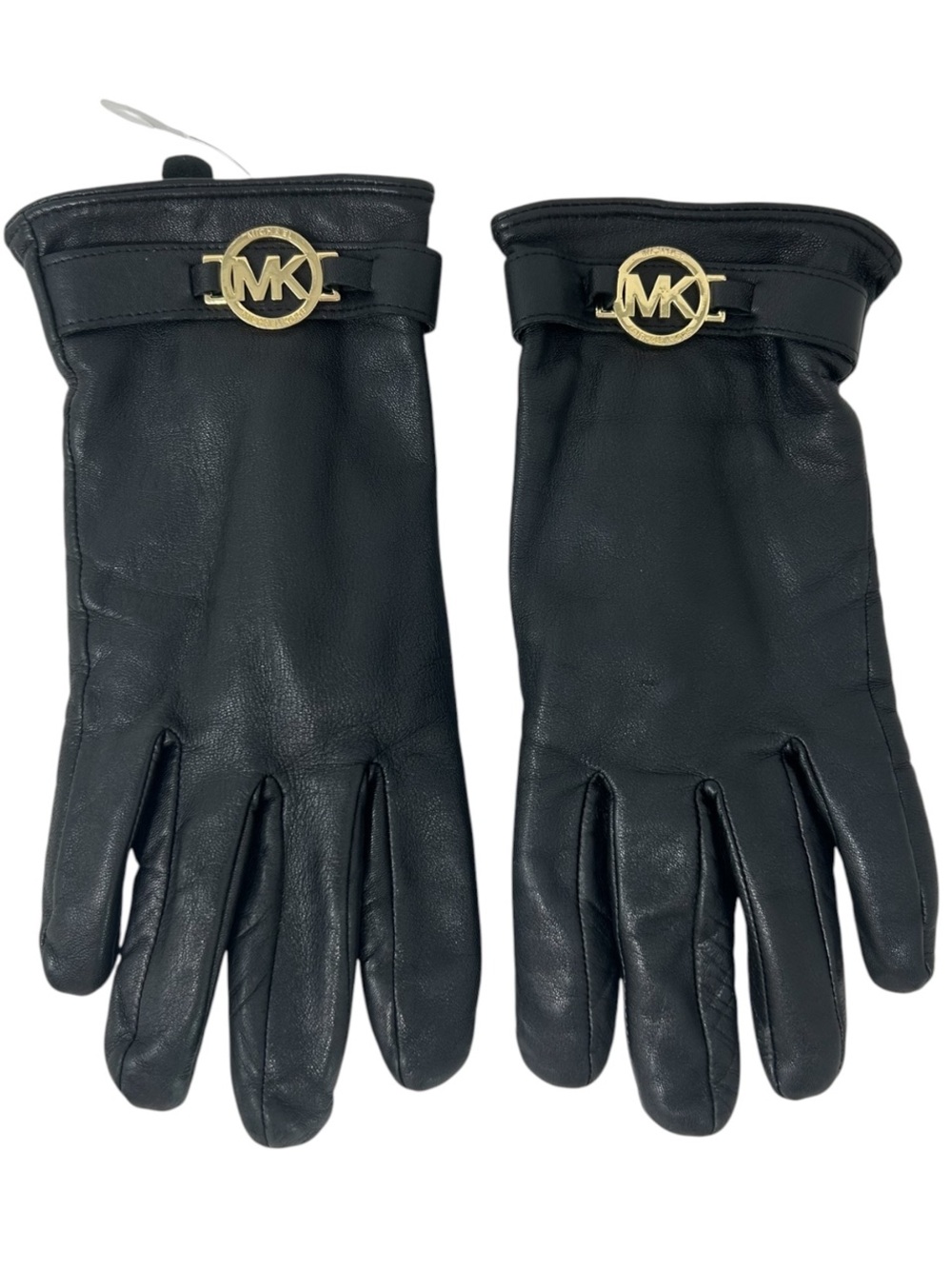 Michael Kors black leather gloves